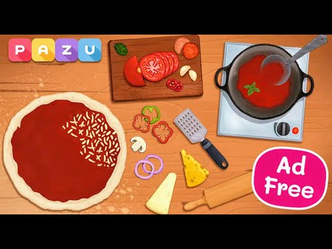 Pizza maker - cooking and baking games for kids pazu games kids pizza making to young kids game - YouTube