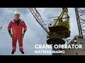OFFSHORE CRANE OPERATOR MATHIAS MAING