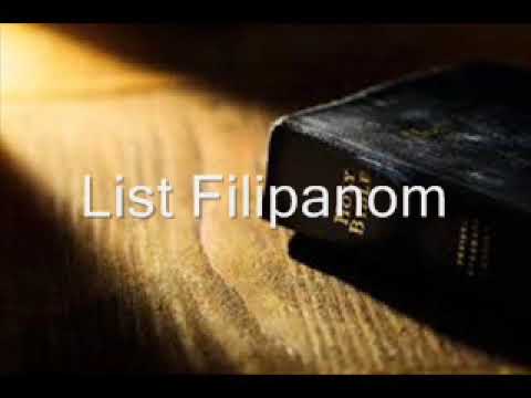 11. (Slovensky) zvuková Biblia. List Filipanom