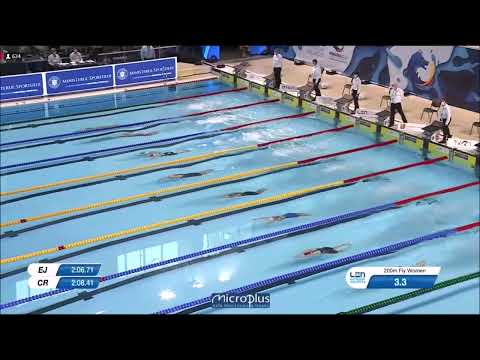 Lana Pudar juniorsko EP 2022 200m delfin finale, ZLATO