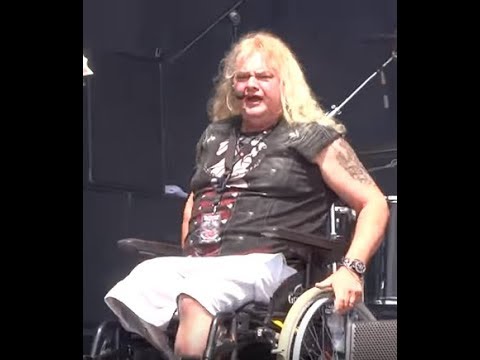 Steve Grimmett of Grim Reaper talks about his leg loss - interview w/ Metal voice..!