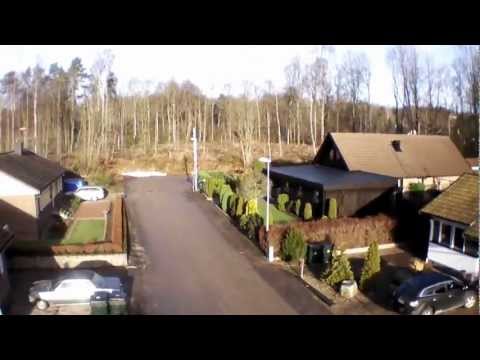 AR Drone 2.0 Parrot. Flygning på Sälgliden, Örkelljunga