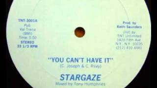 STARGAZE 1982 you can't have it