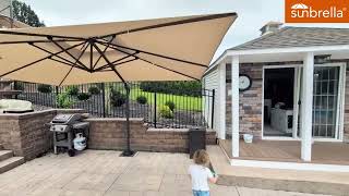 Sunbrella Umbrella Fabric VS Regular Fabric We conducted two tests.