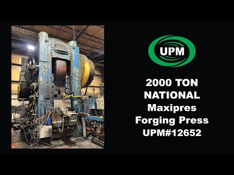 1940 NATIONAL 2000 Maxipres Forging Press | Universal Press & Machinery (UPM) (1)