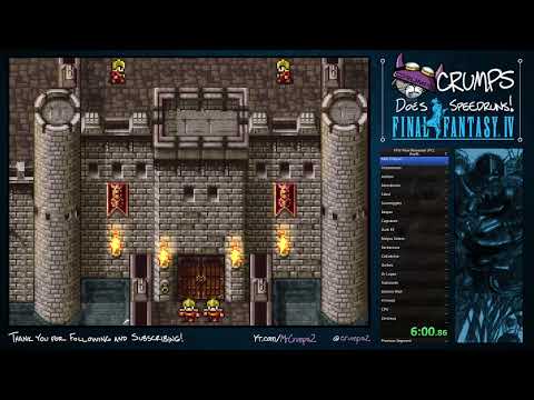 1st Full Final Fantasy IV Pixel Remaster Speedrun