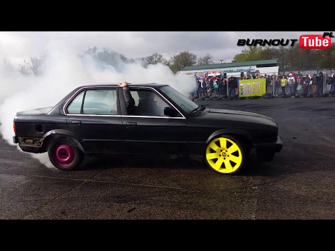 Palenie gumy BMW E30 320 "BATON" (1) - Majówka z BMW 2017 #104