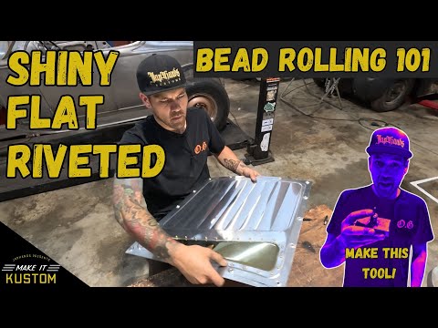 This CRAZY Tool Helps Keep The Panel Flat! Bead Rolling and Riveting w BRASS