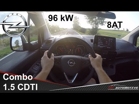 Opel Combo Life 1.5 CDTI POV Test Drive + Acceleration 0 - 180 km/h