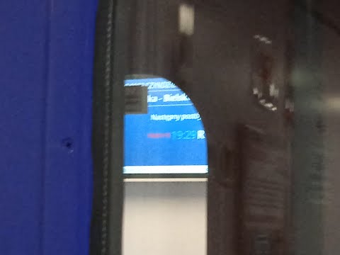 Komunikat w pociągu IC Szyndzielnia