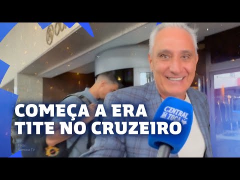 EXCLUSIVO: TITE CHEGA A BH PARA INICIAR TRABALHO NO CRUZEIRO