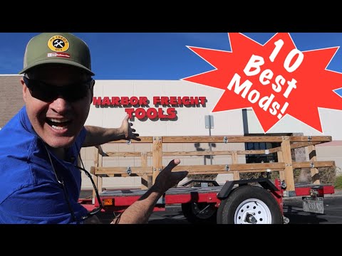 10 GENIUS Mods That Made My Harbor Freight Trailer AMAZING!