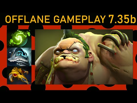 ⭐Wisper Pudge 20 Kills! Offlane Gameplay 7.35b - Dota 2 Top MMR