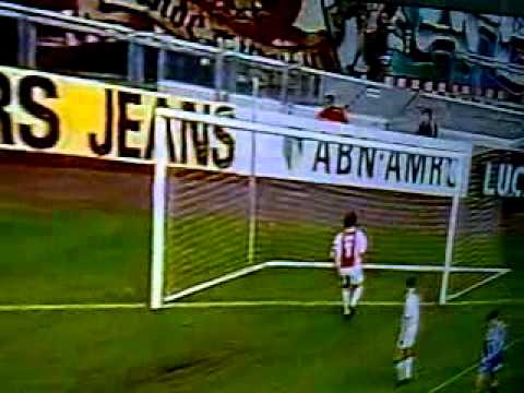 Halve finale Amstelcup Ajax - Heerenveen 1998 (+Spandoek)