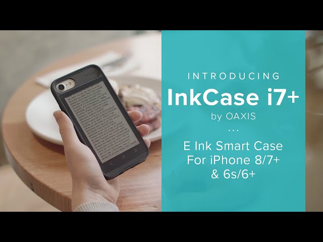 Video Teaser für Introducing InkCase i7 Plus - E Ink Smart Case For iPhone 7 Plus.