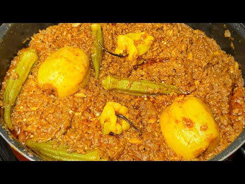 Magangni Sauce with Ground Beef - Sauce Magangni à la Viande Hachée