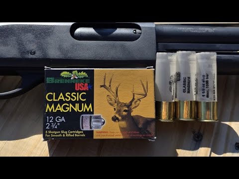 Brenneke Knockout 12 Gauge Slug Shotgun Test