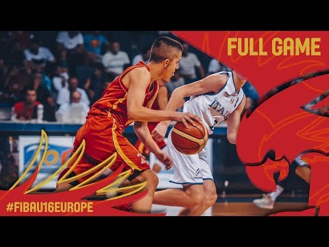 Italy v Montenegro - Full Game - Round of 16 - FIBA U16 European Championship 2017