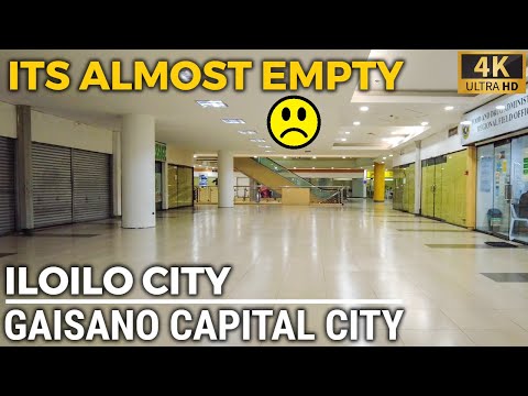 Um dos shoppings mais antigos da cidade de Iloilo - GAISANO CAPITAL CITY [4K] Filipinas 2022 - passeio a pé