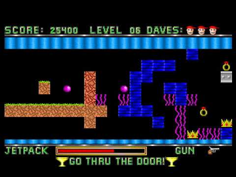 Dangerous Dave level 1-10 [No deaths]