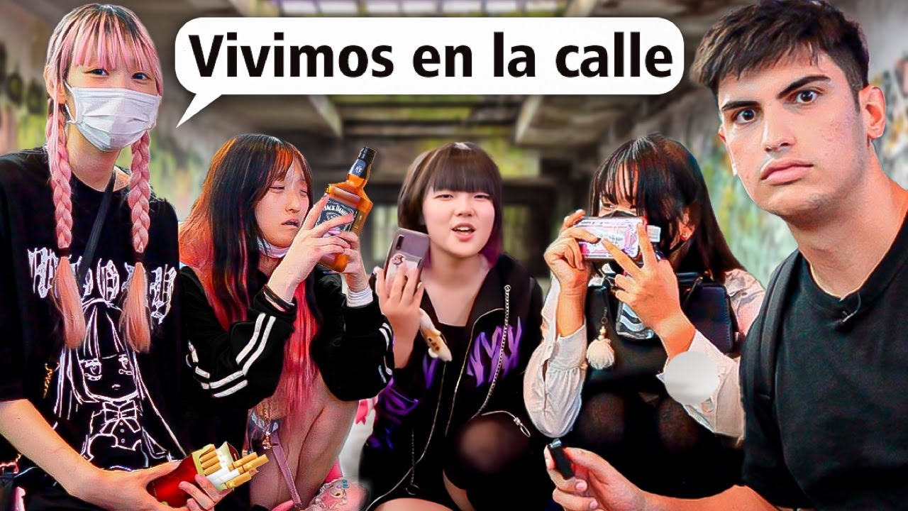 Así es la VIDA de las NIÑAS VAGABUNDAS de Japón 🇯🇵