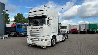 Scania R580 V8 6X2 Topline Retarder Euro 6 *Apk 07-2027* Full Air! truck tractor | Image 4 - Autoline