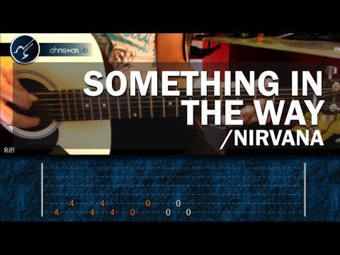 Cómo tocar "Something in the Way" de Nirvana en Guitarra Acústica (HD) Tutorial - Christianvib