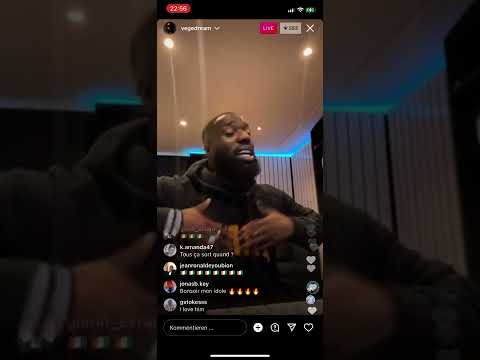 Exclu Vegedream (IG Live) - 05/03/22