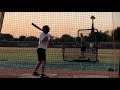 Timothy Davidson 2021 Shortstop (Servite H.S.) Batting practice SoCal Birds