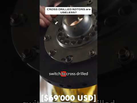 Should you buy cross drilled rotors? #carculture #carhub #rotors #f1
