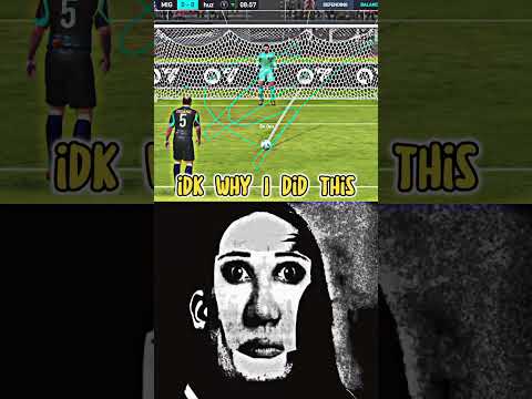 IMPOSSIBLE Penalty SAVE by de Gea 😱💀 #fifamobile #gaming #shorts