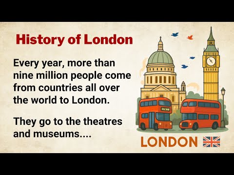 Improve your English ⭐ Very Interesting Story - Level 3 - Discovering History of London