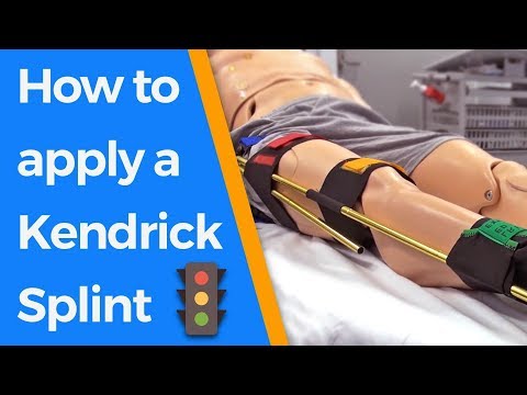 How to apply a Kendrick Splint