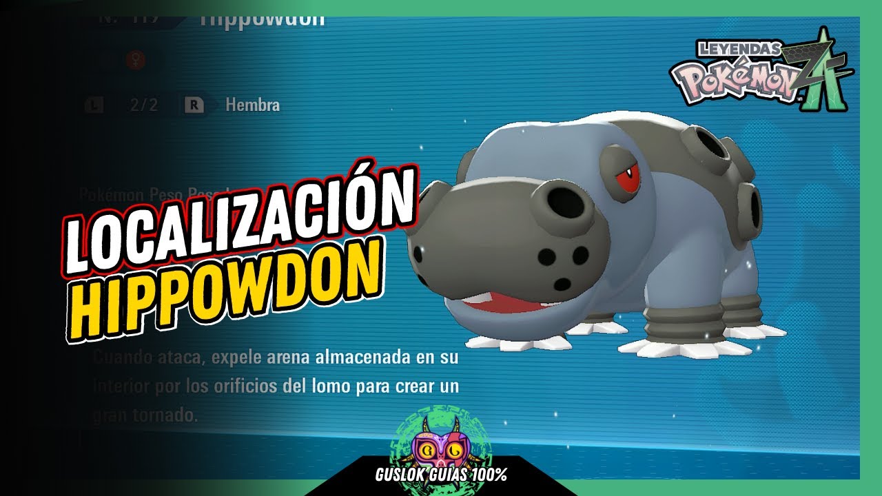UBICACIÓN de HIPPOWDON | GUÍA 100% | 💯Leyendas Pokemon: Z-A🏆 UBICACIÓN de HIPPOWDON | GUÍA 100% | 💯Leyendas Pokemon: Z-A🏆