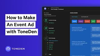 How to Make An Event Ad with ToneDen