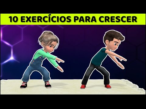 10 MELHORES EXERCÍCIOS PARA CRESCER - ALONGAMENTO PARA CRIANÇAS