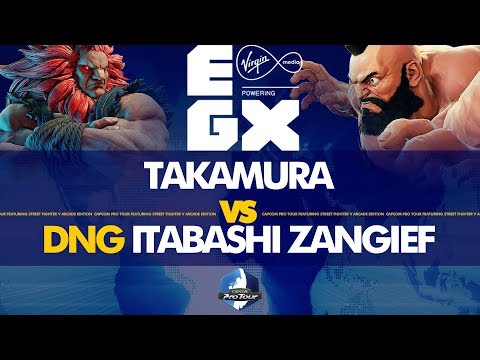 Takamura (Akuma) vs DNG Itabashi Zangief (Zangief) - EGX 2019 Day 1 - CPT 2019