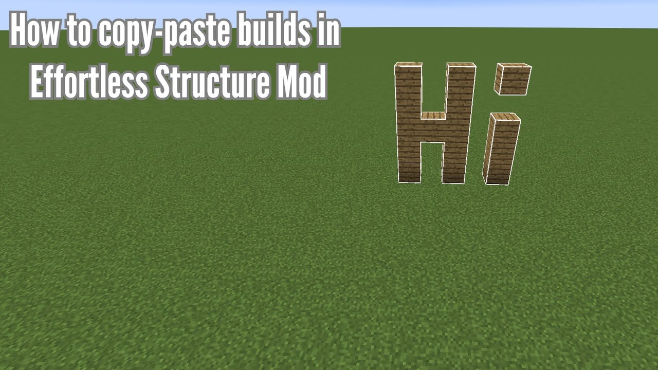 How to Copy/Paste builds - Effortless Structure Tutorial 1
