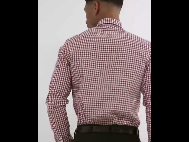 Vídeo relacionado con Camisa de estilo retro para hombre | Camisa casual de manga larga a cuadros con botones | Camiseta de calle que combina con todo para primavera y verano | Moda casual juvenil (XL 6005 negro)