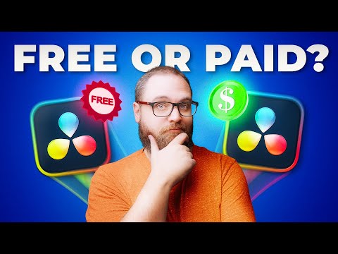 DaVinci Resolve FREE or PAID? Explaining 7 differences to help you choose.