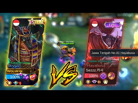 ROGER VS TOP GLOBAL HAYABUSA‼️ITEM ROGER PALING SAKIT 2022 | BUILD ROGER TERSAKIT 2022 | MLBB