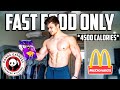 FAST FOOD FULL DAY OF EATING W/ MY GF | 4500 CALORIES!?
