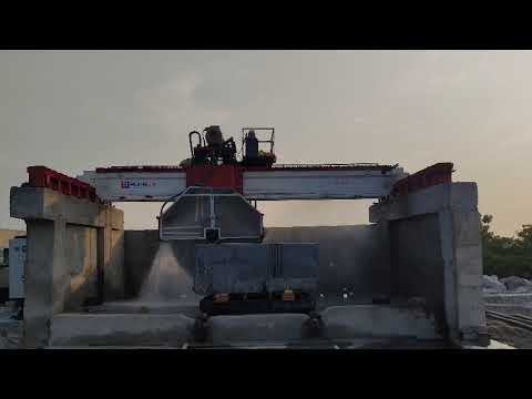 14 Multi blade block cutter machine running video