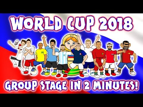 🏆WORLD CUP GROUP STAGE in 2 MINUTES🏆 (Every Game! Russia 2018 Highlights Montage Parody Goals)
