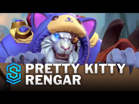 Pretty Kitty Rengar Wild Rift Skin Spotlight