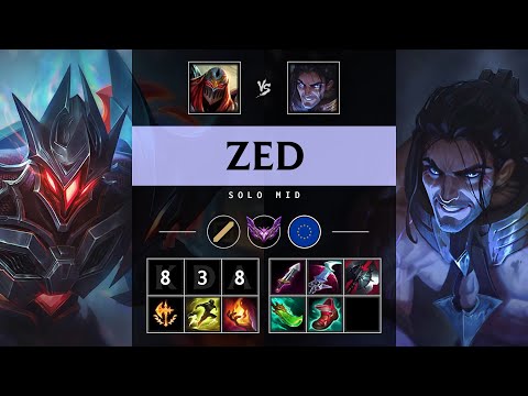 Zed Mid vs Sylas - EUW Master Patch 25.18