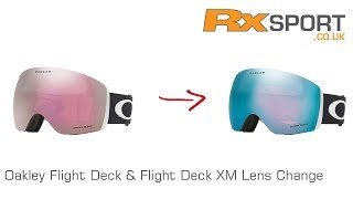 How to change an Oakley Flight Deck/XM lens | RxSport.co.uk