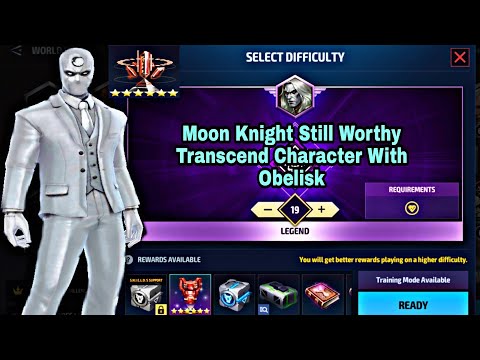Moon Knight Clear WBL Knull Stage 19 With Obelisk - Marvel Future Fight