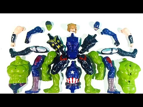 Assembling Marvel's Avengers‼️Thor vs Captain America Vs Hulk Smash Action Figures Toys