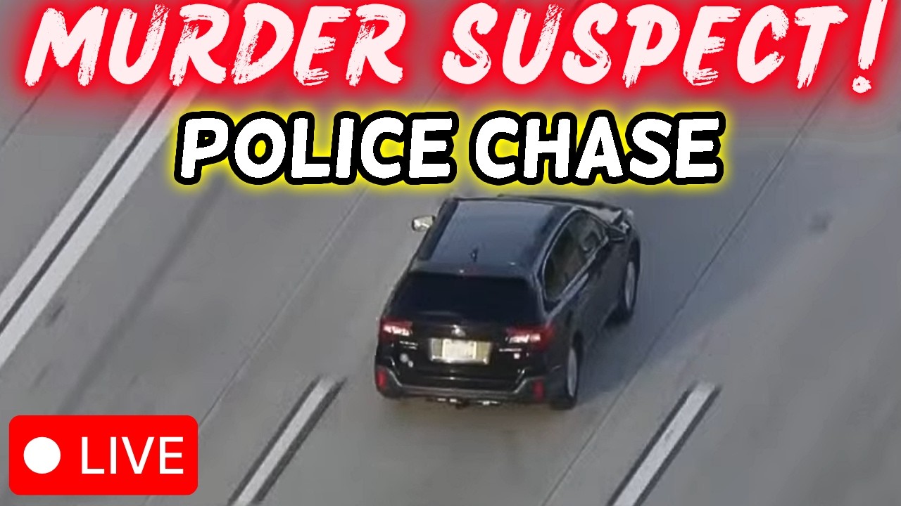 BREAKING: MURDER SUSPECT in Police Chase | Los Angeles California - Live